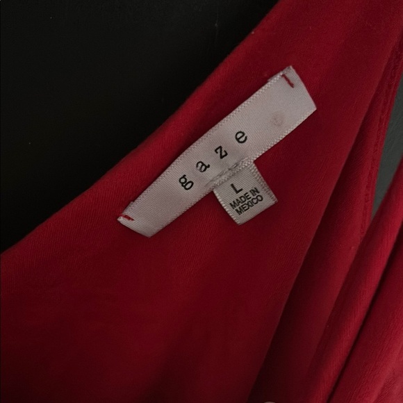 Gaze Vibrant Red Bodysuit - Picture 2 of 2